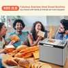 KBS 2LB Bread Maker, 19-in-1 Automatic Bread Machine Stainless Steel