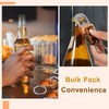 Maxcheck 24 Pcs Dye Leather Bottle Opener Keychain Sublimation Beer