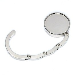 Cosmos ® 5 Pcs Foldable Glossy Handbag Bag Purse Hanger Hook Holder
