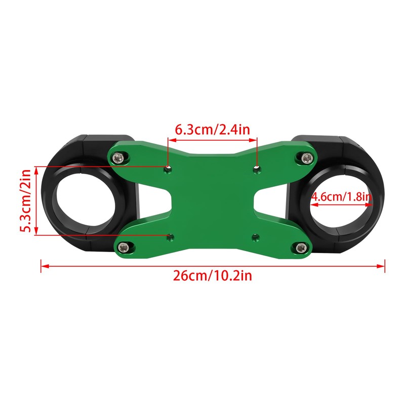 CHIFUN Front Fork Brace Compatible with Kawasaki KLR650 KLR 650