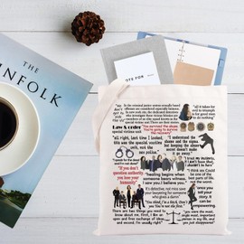 CMNIM Law SVU Merchandise Gifts Order SVU Inspired Tote Bag Special Victims Unit Shoulder Bag for TV Show Fans Gift (Law SVU TE)