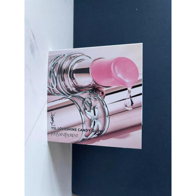 YVES SAINT LAURENT “LOVESHINE : CANDY GLOW” SAMPLE CARD SEALED