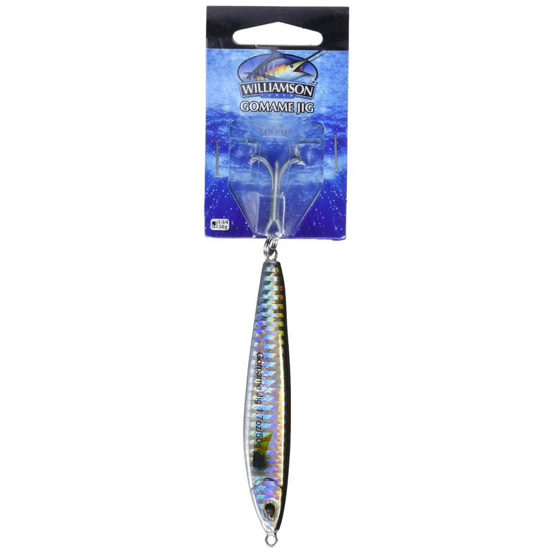 Williamson Gomame Jig 50 Fishing Lure, Aji, 3-3/4-Inch, 1-3/4-Ounce