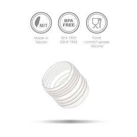 Maymom Silicone Breastshield Sleeve, 4pc