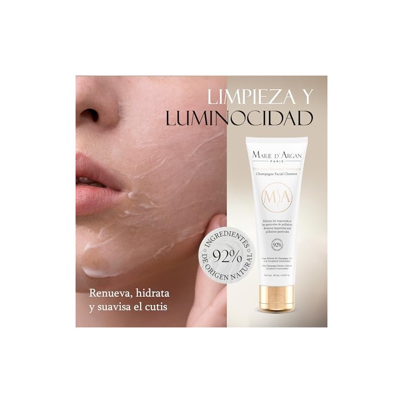Marie Argan Kit Facial Antiedad Piezas Crema Día Noche Oro