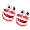 Tomaibaby 2Pcs Wind- up Toys Plastic Chattering Teeth Wind up