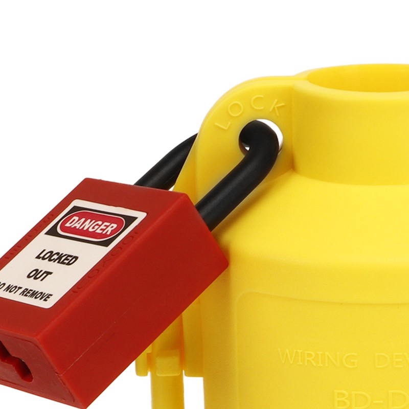 Industrial Electrical Plug Lockout Device Set Universal Electrical Plug Lockout