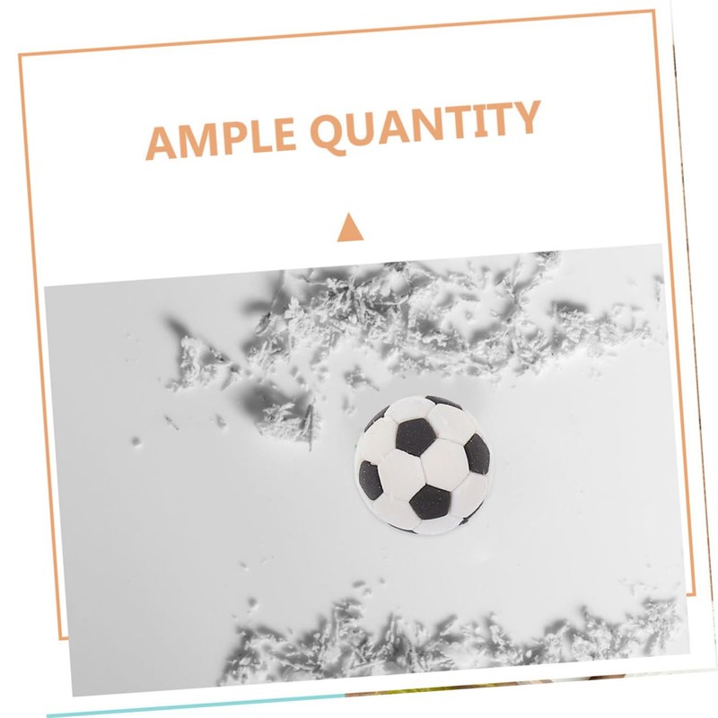 INOOMP 12 Pcs 3D Soccer Eraser Cute Design for School