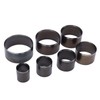 Leather Round Hollow Shape Cookie Cutter Set Quick Cutting Punching