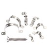 YOFASEN Pipe Clamps - 304 Stainless Steel Pipe Straps Saddle