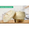 Bamboo Rice Steamer serving Basket kratip Container Handmade Kitchen Decor
