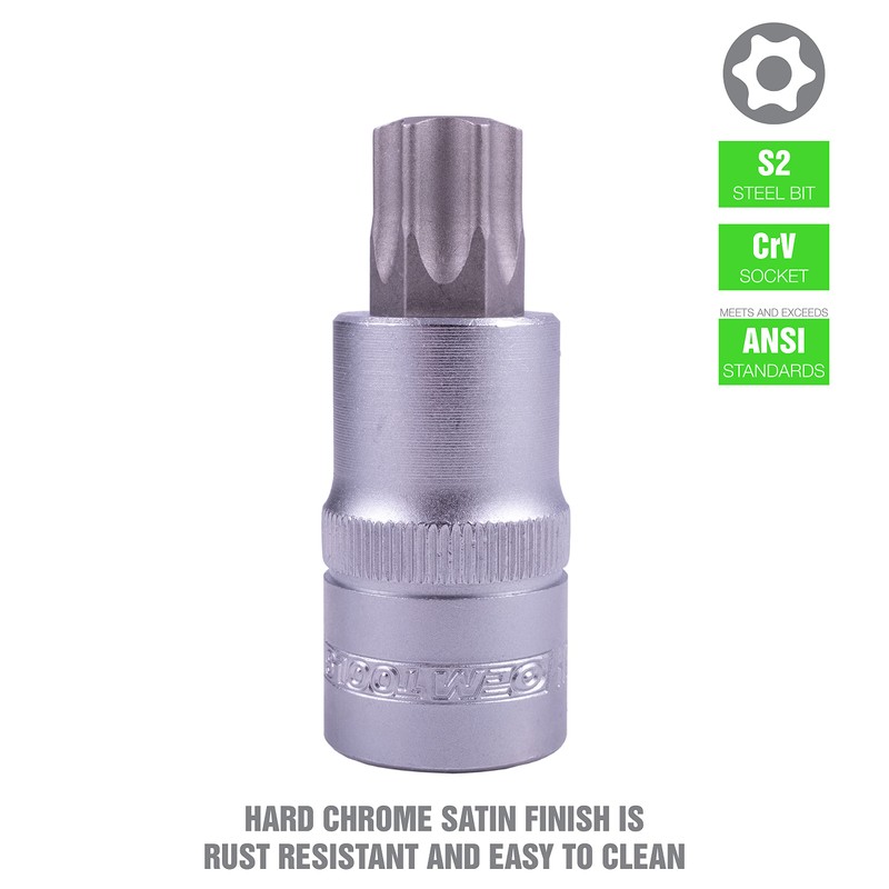 OEMTOOLS 22710 13 Piece Tamper Proof Star Bit Socket Set