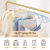 MOPALL Clothes Hangers 28 Pack, Non Slip PVC Coating Metal