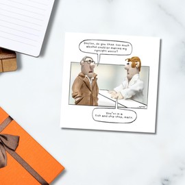 Model Family, Birthday Card for Him, You're in a Fish and Chip Shop, Mate Male Birthday Card, Funny Birthday Card for Him