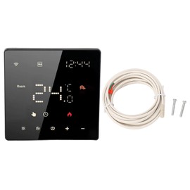 Home Thermostat Smart APP Control Digital Touch Screen Indoor Temperature Controller 100‑250VAC 16A WIFI