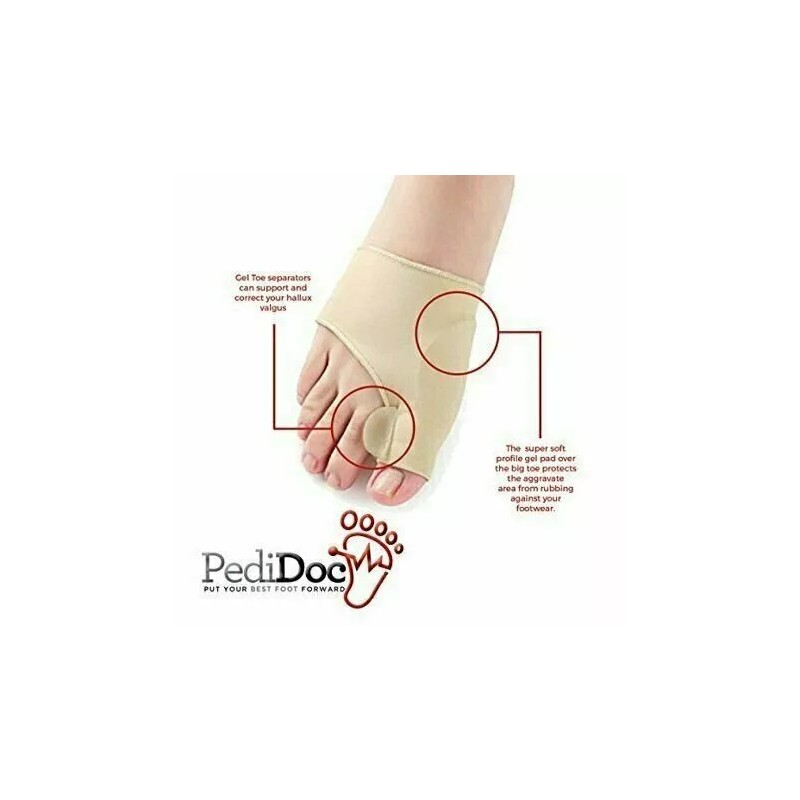 PediDoc Bunion Corrector and Bunion Relief Sleeves Kiit