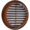 Vent Systems - Pack of 2-4'' Inch Brown Soffit Vent
