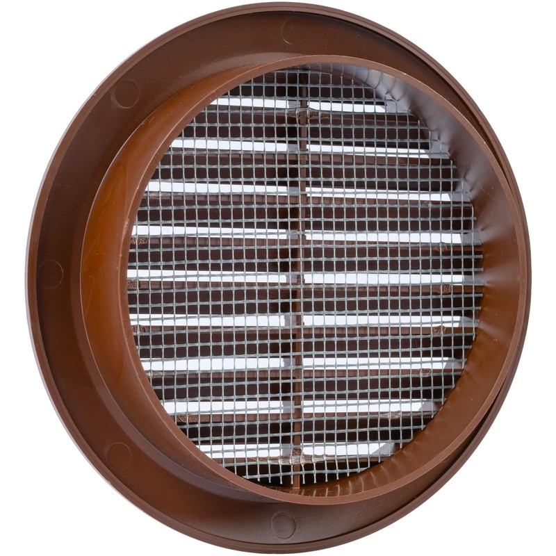 Vent Systems - Pack of 2-4'' Inch Brown Soffit Vent