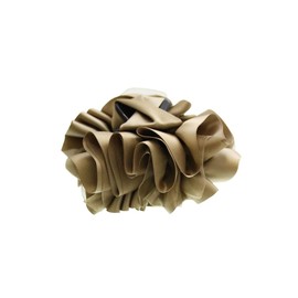 VINGTAINE H7703-BE- Hair Claw Frilled, Satin, Organza, Hair Accessory, Adult, Cute, Stylish, Elegant, Simple,