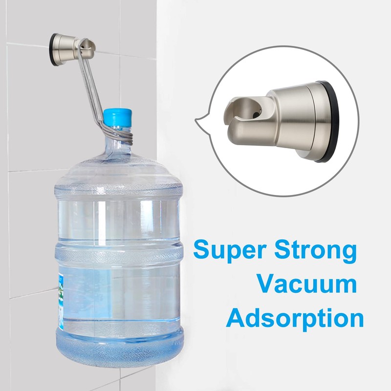 Hibbent Vacuum Suction Cup Shower Head Holder, Removable Shower Head