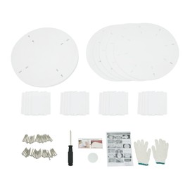 DYRABREST 5 Tier Rotating Shoe Rack Free Standing Spinning Shoe Rack Tower 360° Revolving Shoe Organizer Wood Shoe Storage Shelf for Entryway, Garage, Bedroom, Fits 28 Pairs of Shoes (White)