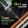 WORKPRO 20V Cordless Drill Driver Kits 3/8'' Keyless Chuck 2.0Ah