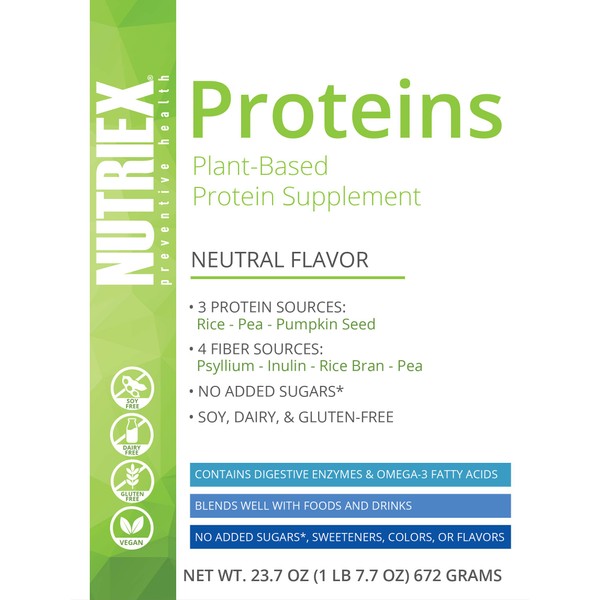 Nutriex Proteins - Plant-Based Protein Supplement