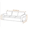 JOMMIE CHEN Plastic Couch Cover Clear Thicker Plastic Sofa Cover