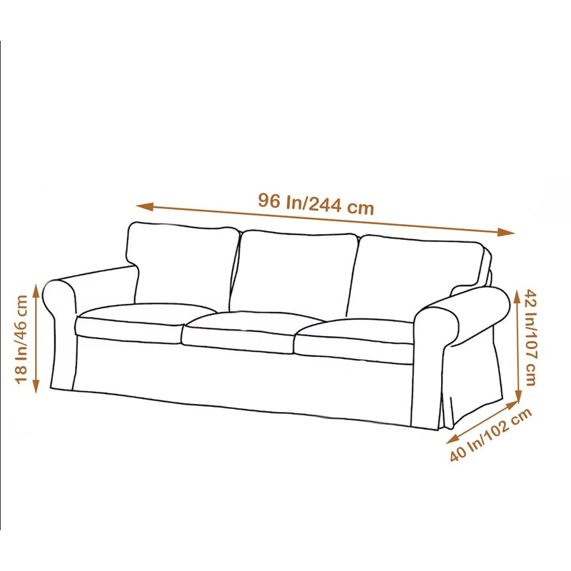 JOMMIE CHEN Plastic Couch Cover Clear Thicker Plastic Sofa Cover