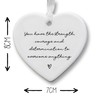 Positive Quote | Ceramic Keepsake Heart | Positive Message |
