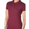 Lee Uniforms Juniors Stretch Pique Polo, Burgundy, Large
