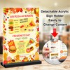 8.5 x 11 Acrylic Sign Holder - Vertical Double-Sided Table