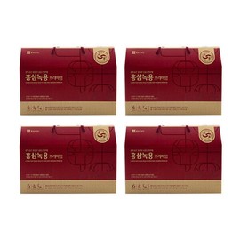 Jeongkundang Health 종근당건강 홍삼녹용 프리미엄 50ml x 30포 x 4박스 /An Jonggeun Dang Health Red Ginseng Deer Antler Premium 50ml x 30 Pouches x 4 Boxes /An