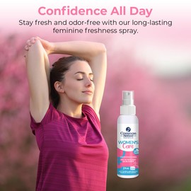 Women’s Care Intimate Cleansing Spray by Smart Common Sense, Feminine Hygiene, Long-Lasting Odor Control, 3 Pack (2 fl. oz)
