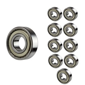 Jeremywell 10 PCS 6203-ZZ Ball Bearing Dual Sided Metal Shielded