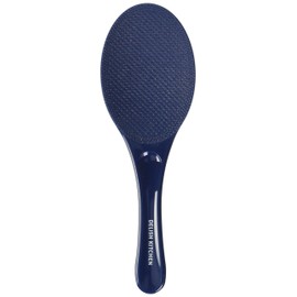 DELISH KITCHEN CC-1332 Pearl Metal Rice Scoop, Navy, 8.3 inches (21 cm), Double Embossed, Magic Rice Rice Rice Scoop, Navy