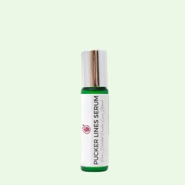 Jade Bloom Pucker Lines Serum – 10ml All-Natural Roller for Lip Line Smoothing, Moisturizing & Skin Nourishment