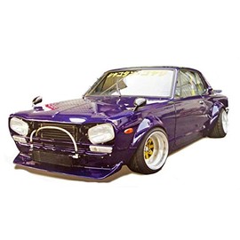 Aoshima 1/24 Scale LB Works Skyline Hakosuka 2Dr - Plastic Car Model Building Kit # 11492