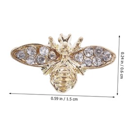 PACKOVE 3D Bee Nail Charm 10pcs Vintage Alloy Nail Decor for Manicure and DIY Projects
