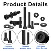 FandWay Pack of 900 M2 M2.5 M3 Screws Set, Cylinder