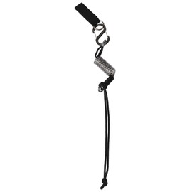 North Peak NP-3341 SM Leash Cord Snowboarding [Maximum Leash Length 17.7 inches (45 cm)] Includes Joint for Boa Boots