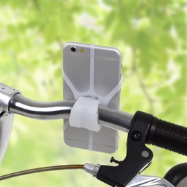 J-Vesta 自転車 スマート ホルダー 固定 スタンド シリコン タイプ iPhone7 柔軟性