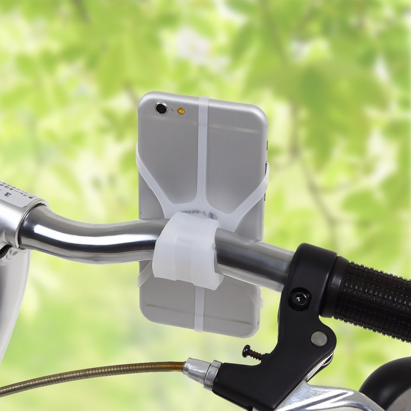 J-Vesta 自転車 スマート ホルダー 固定 スタンド シリコン タイプ iPhone7 柔軟性