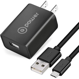 T POWER 5V Charger for Goreit, Childbot, Cinlinso, Decovolt Led Lumens Flashlight 1403 Liion Rechargeable Spotlight Super Bright Light Ac Adapter Power Supply Cord