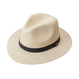 Broner Miracle Safari Hat in Natural with Black Leatherette Band, Medium