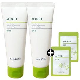 Saimdang Aloe Gel 120ml x 2 / Aloe Soothing Gel / 사임당 알로젤 120ml 2개알로에 수딩젤
