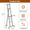 2 Pack Easel Stand for Sign, Metal Easels with Chain