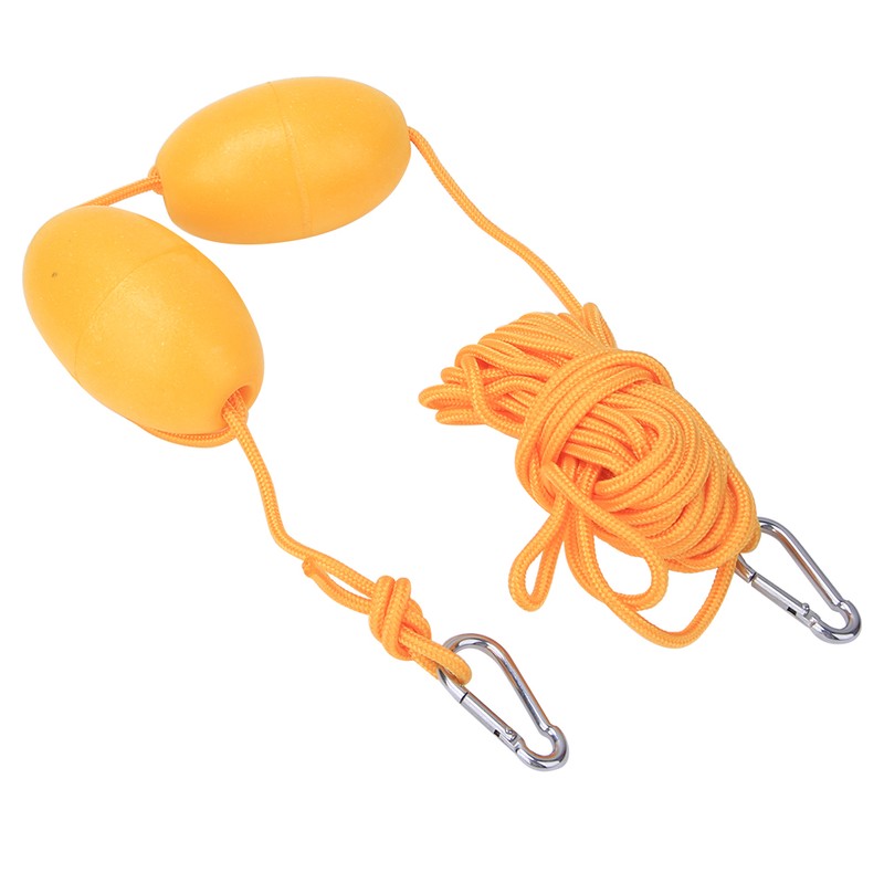 Kayak Boat Leash Rope with Buoy Floating Ball Stainless Steel
