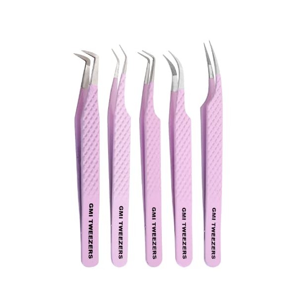 GMI TWEEZERS Fiber Tip Lash Tweezers For Eyelash Extension Tweezers