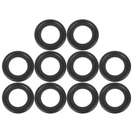 X AUTOHAUX Drain Washer Oil Drain Gasket for M14 323513 5066453 F5TZ6734BA ford Black 10 Pack